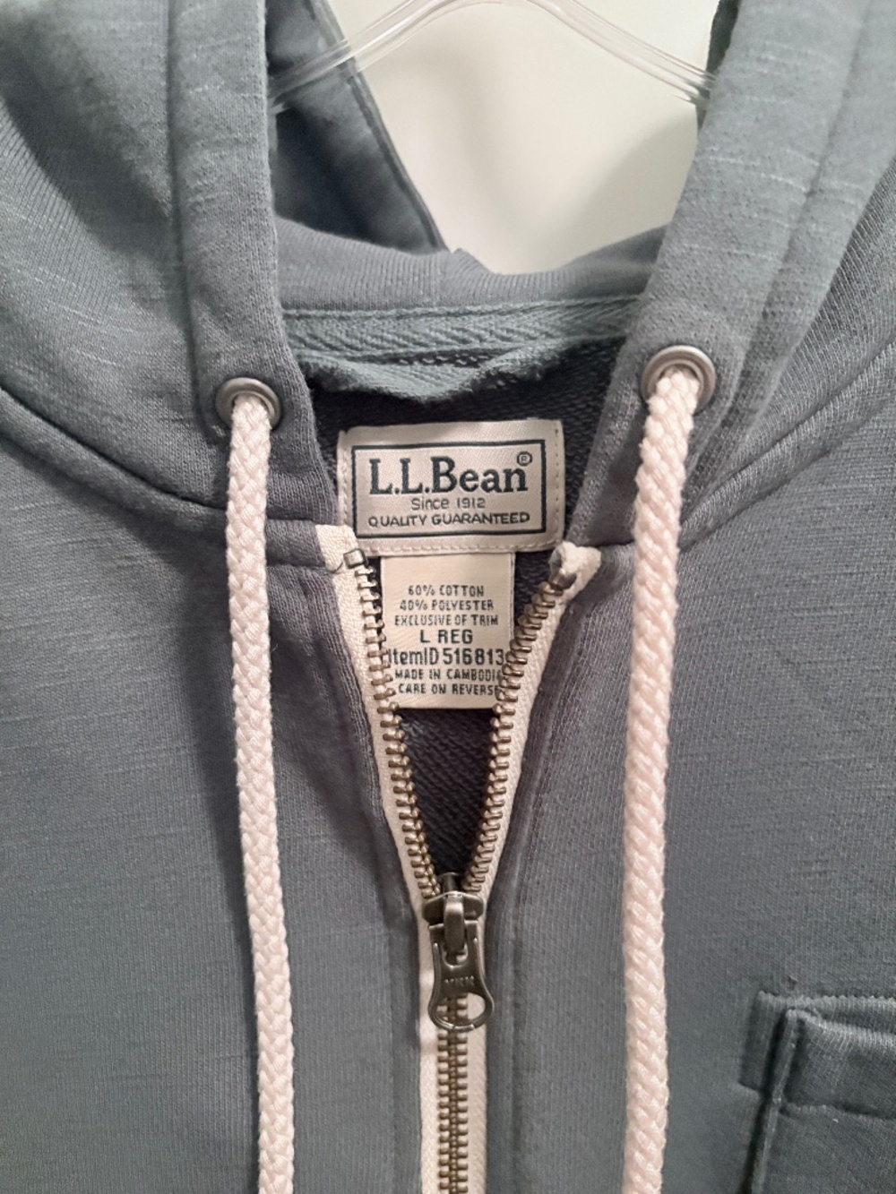 LL Bean quarter zip men’s hoodie